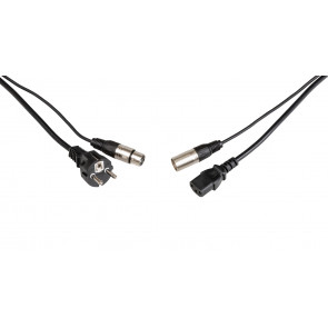 AUDIO COMBI CABLE SCHUKO/XLR-20M
