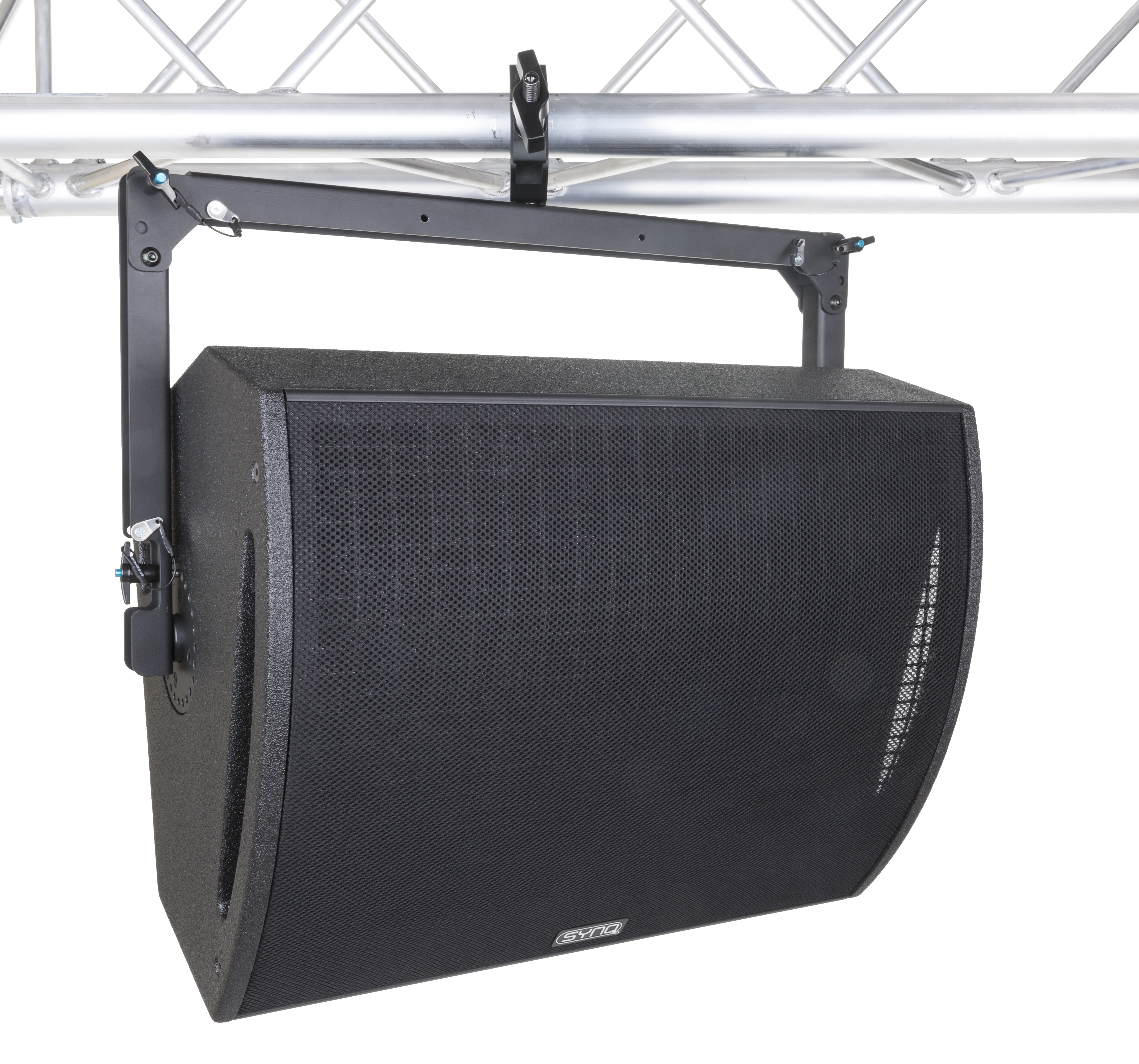 Compact powerful 12" coaxial speaker cabinet